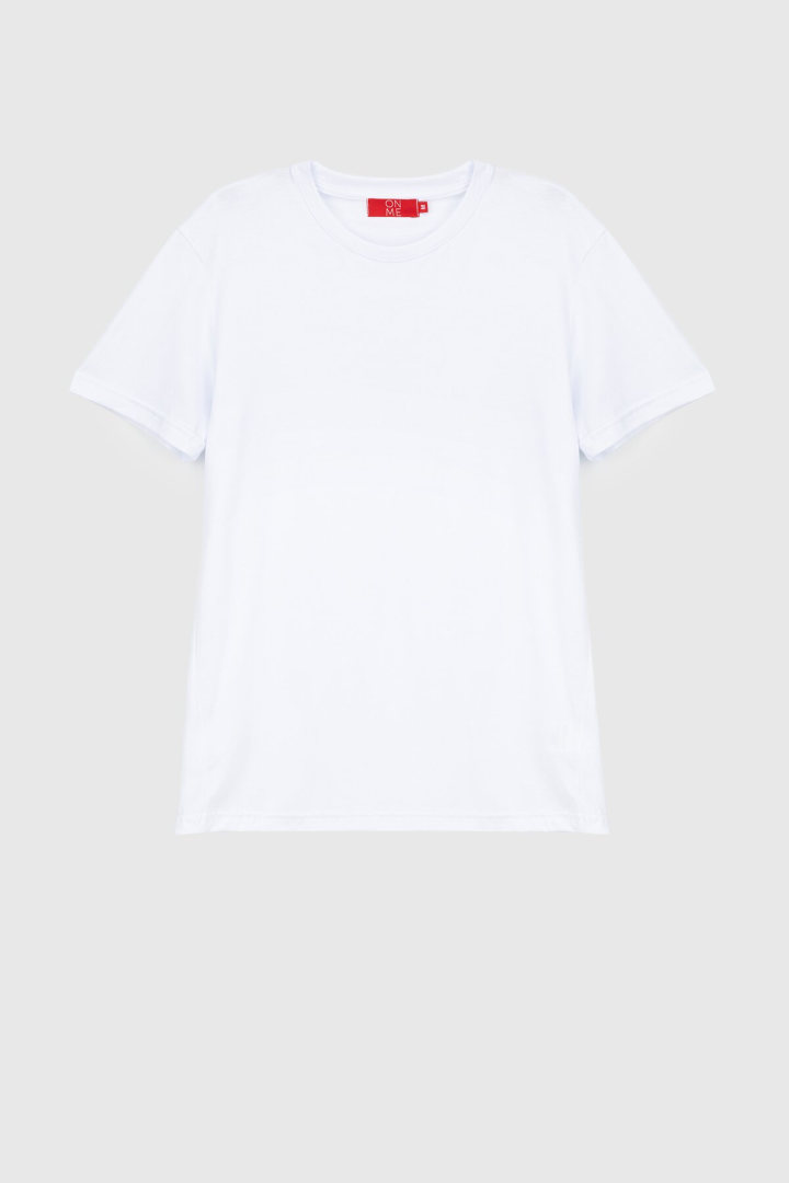 Футболка однотонна чоловіча LAWA MBC02302 S Білий shop (2000989932246)  Фото №2