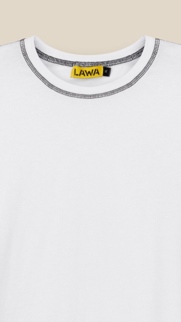 Футболка однотонна чоловіча LAWA MBC02380 XL Білий shop (2000999228506)  Фото №0