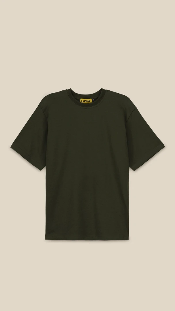 Футболка однотонна для хлопчика LAWA BBC02307 146 см Хакі shop (2000999200380)