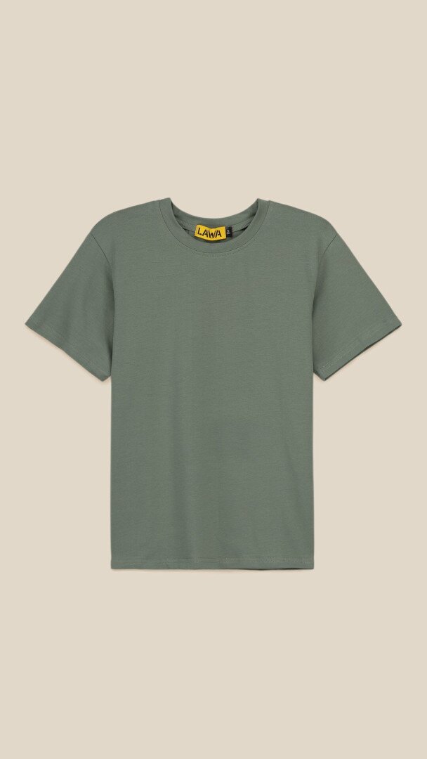 Футболка однотонна для хлопчика LAWA BBC02327 134 см Зелений shop (2000999211669)