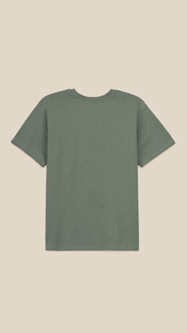 Футболка однотонна для хлопчика LAWA BBC02327 158 см Зелений shop (2000999211706)  Фото №1