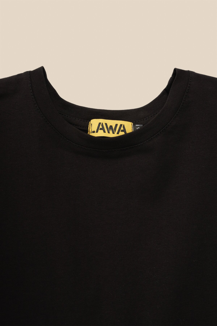 Футболка однотонна унісекс LAWA KBC02303 164 см Чорний shop (2000999169595)  Фото №0