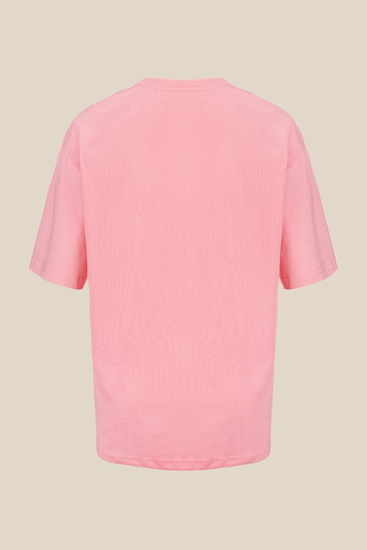 Футболка однотонна жіноча LAWA WBC02301 M Рожевий shop (2000990437082)  Фото №1