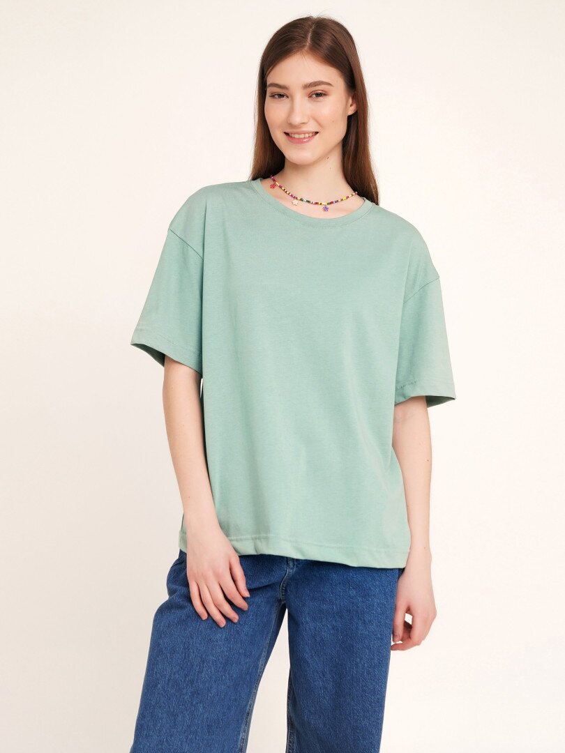 Футболка однотонна жіноча LAWA WBC02301 XS Зелений shop (2000990424570)  Фото №0