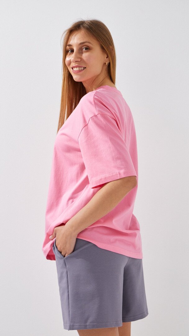 Футболка однотонна жіноча LAWA WBC02301 XS Рожевий shop (2000990437068)  Фото №0