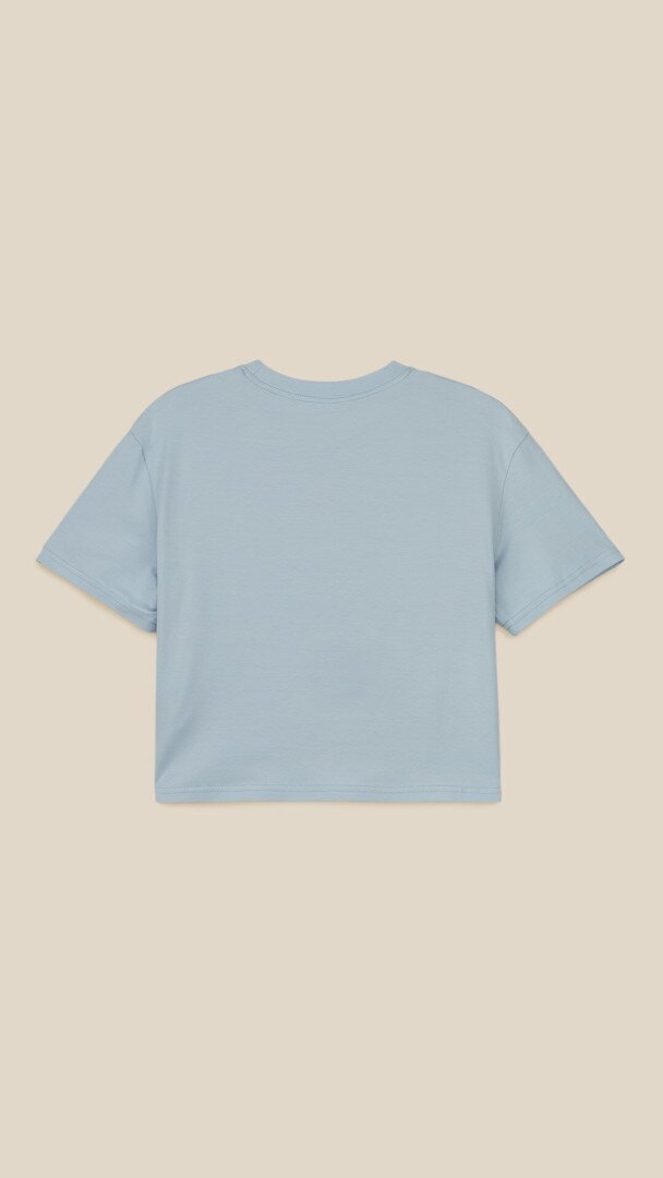 Футболка однотонна жіноча LAWA WBC02311 S Блакитний shop (2000999217401)  Фото №1
