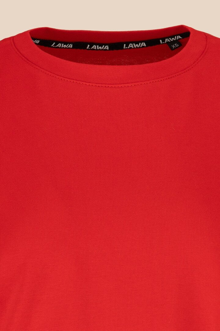 Футболка однотонна жіноча  LAWA WBC02311 XL Червоний shop (2000999153037)  Фото №0