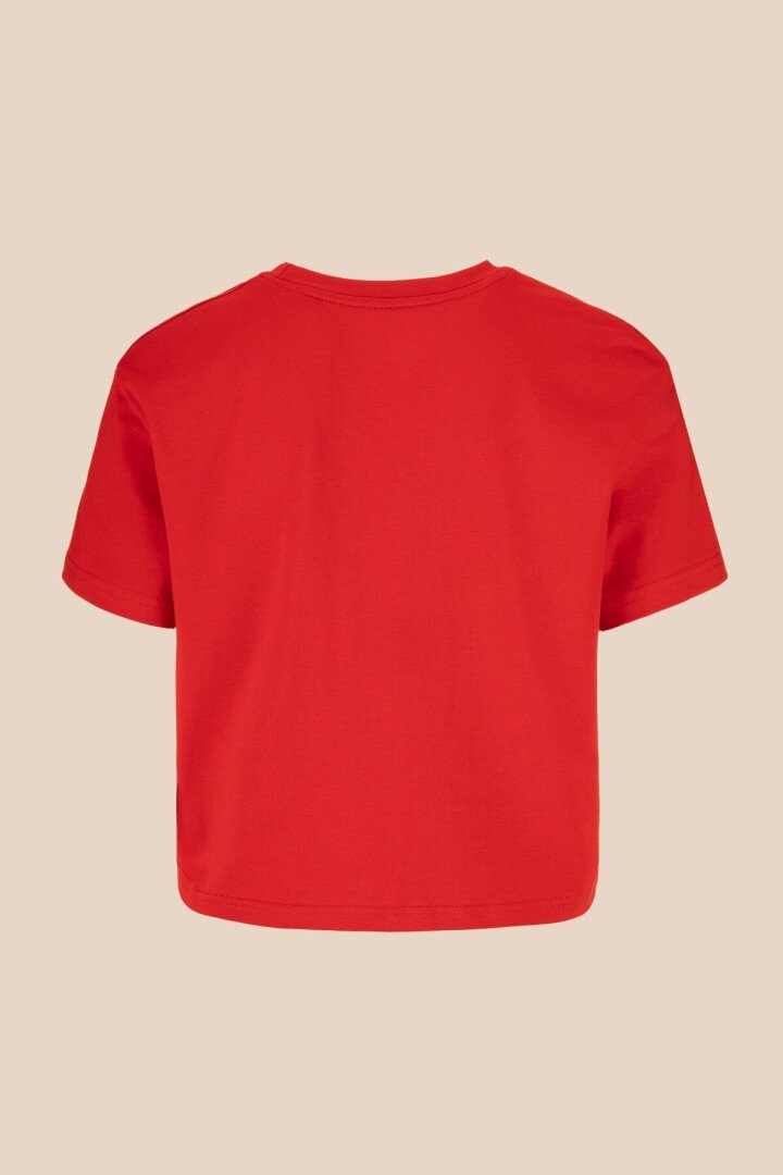 Футболка однотонна жіноча  LAWA WBC02311 XL Червоний shop (2000999153037)  Фото №1