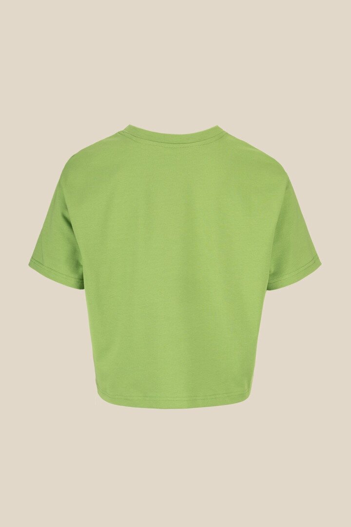 Футболка однотонна жіноча LAWA WBC02311 S Оливковий shop (2000999164606)  Фото №1