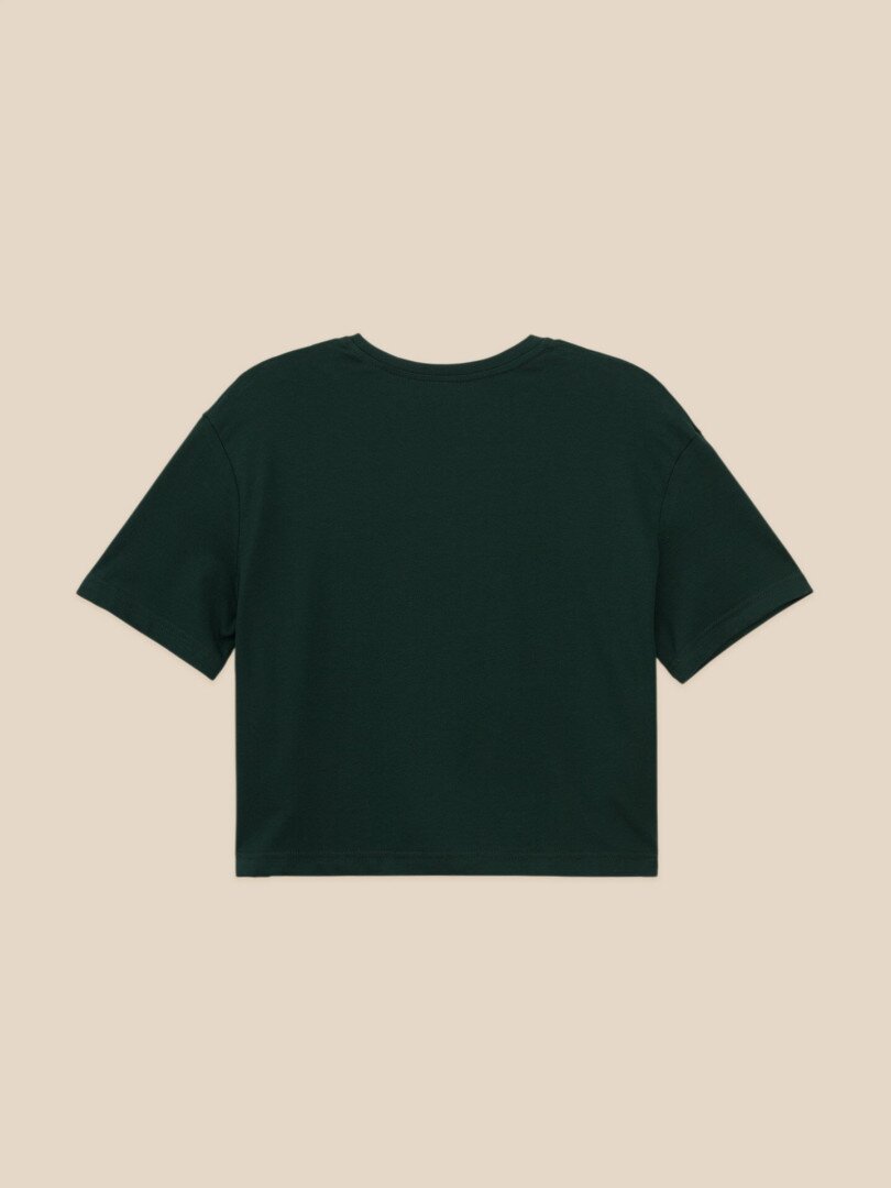 Футболка однотонна жіноча LAWA WBC02311 XS Смарагдовий shop (2000999643620)  Фото №1