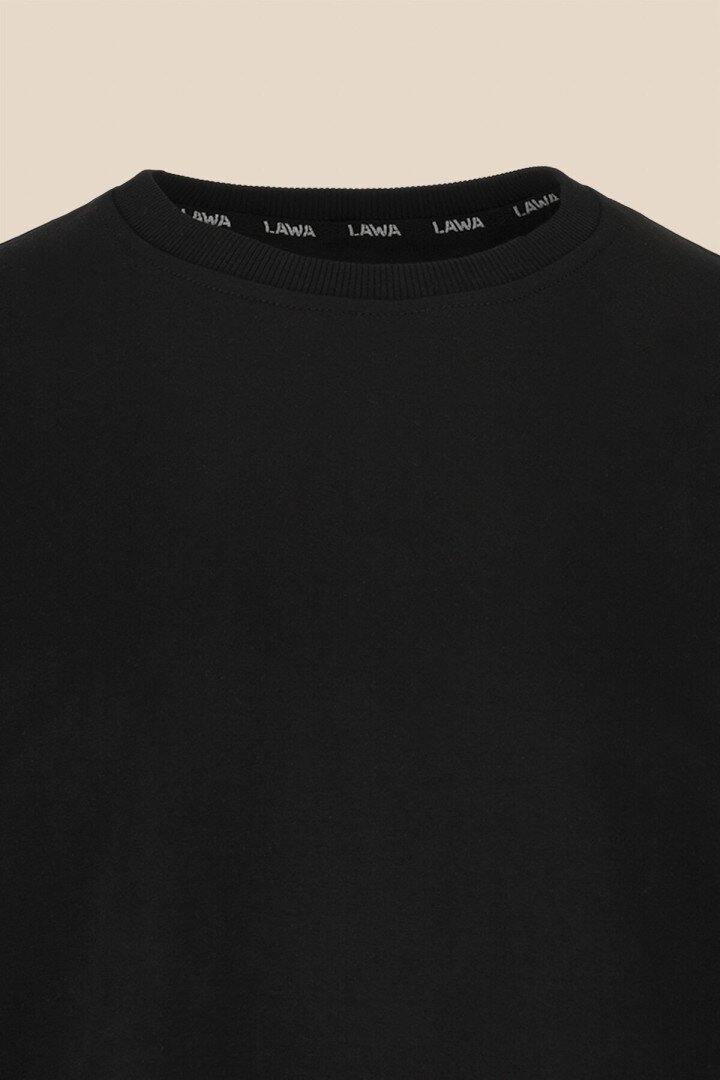 Футболка однотонна жіноча LAWA WBC02466 L Чорний shop (2000999151965)  Фото №0