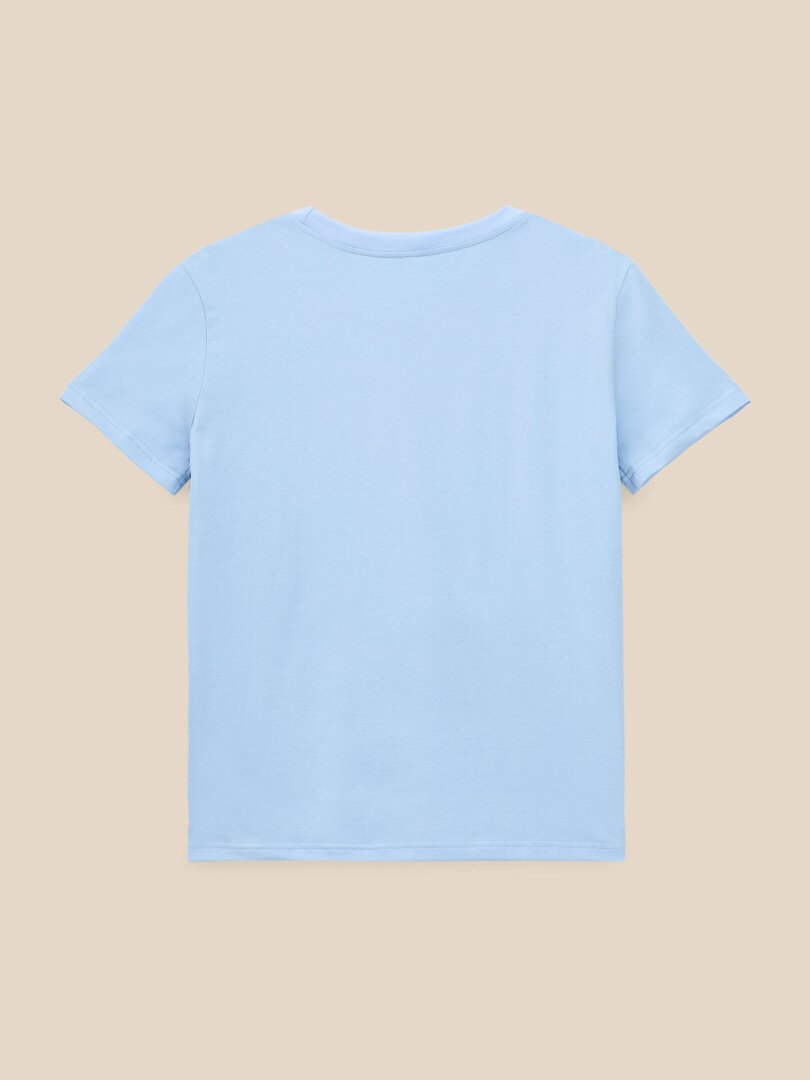Футболка однотонна жіноча LAWA WBC02531 L Блакитний shop (2000999621116)  Фото №1