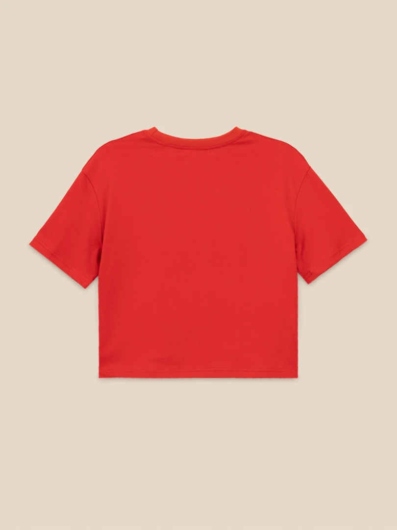 Футболка однотонна жіноча LAWA WBC02533 XL Червоний shop (2000999638107)  Фото №1