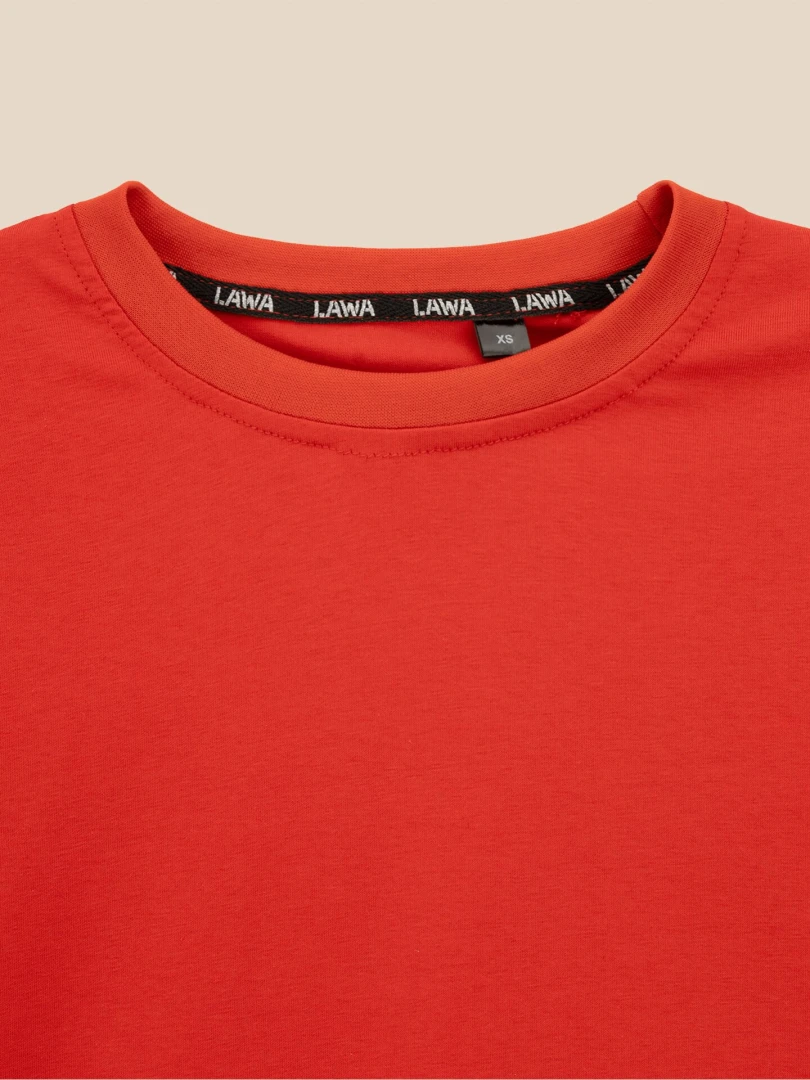 Футболка однотонна жіноча LAWA WBC02533 XL Червоний shop (2000999638107)  Фото №0