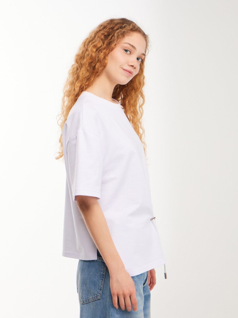 Футболка однотонна жіноча LAWA WTC02490 XS Білий shop (2000999617447)  Фото №1