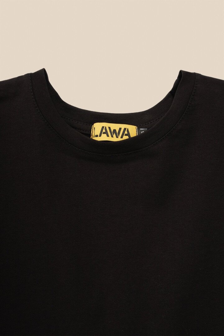 Футболка однотонна унісекс LAWA KBC02303 134 см Чорний shop (2000990835659)  Фото №6