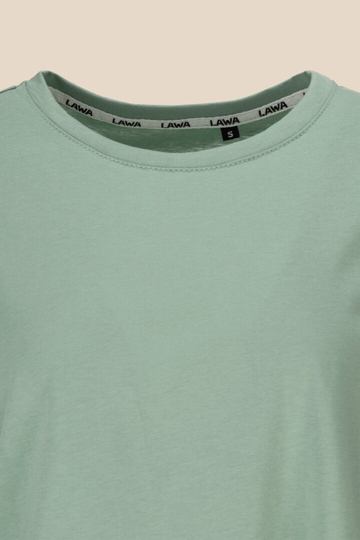 Футболка однотонна жіноча LAWA WBC02301 XS Зелений shop (2000990424570)  Фото №5