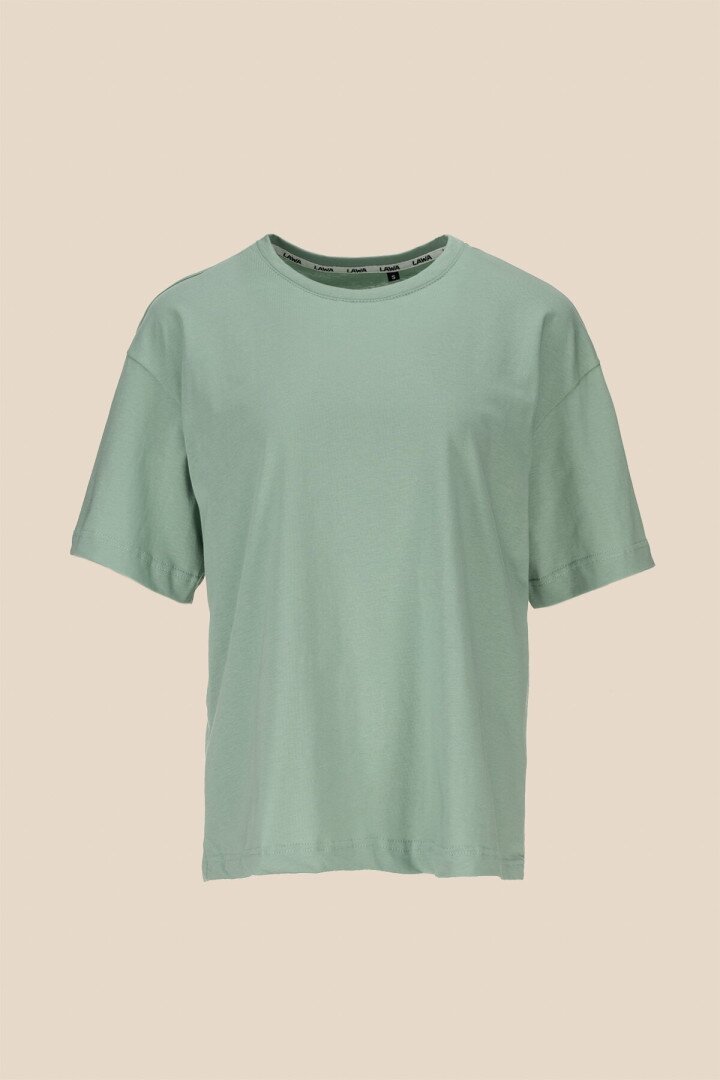 Футболка однотонна жіноча LAWA WBC02301 XS Зелений shop (2000990424570)  Фото №4