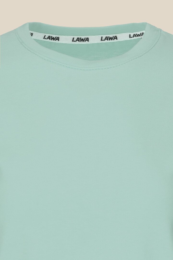 Футболка однотонна жіноча LAWA WBC02303 L Зелений shop (2000990453471)  Фото №5