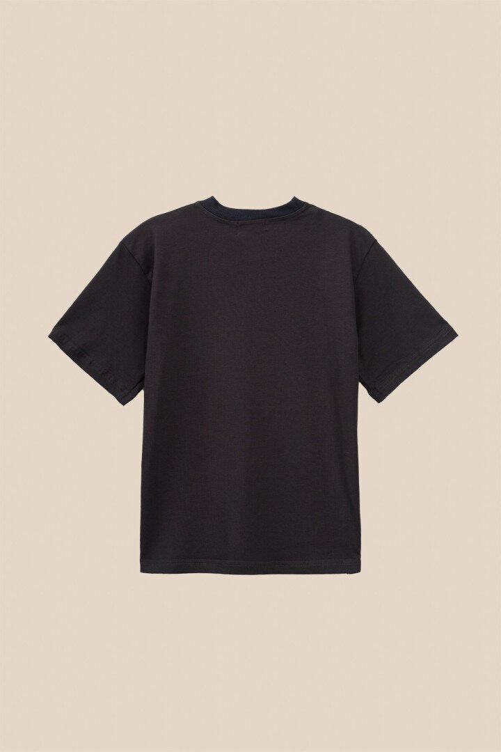 Футболка з принтом для хлопчика LAWA P-BB02305 134 см Графітовий shop (2000990894717)  Фото №7