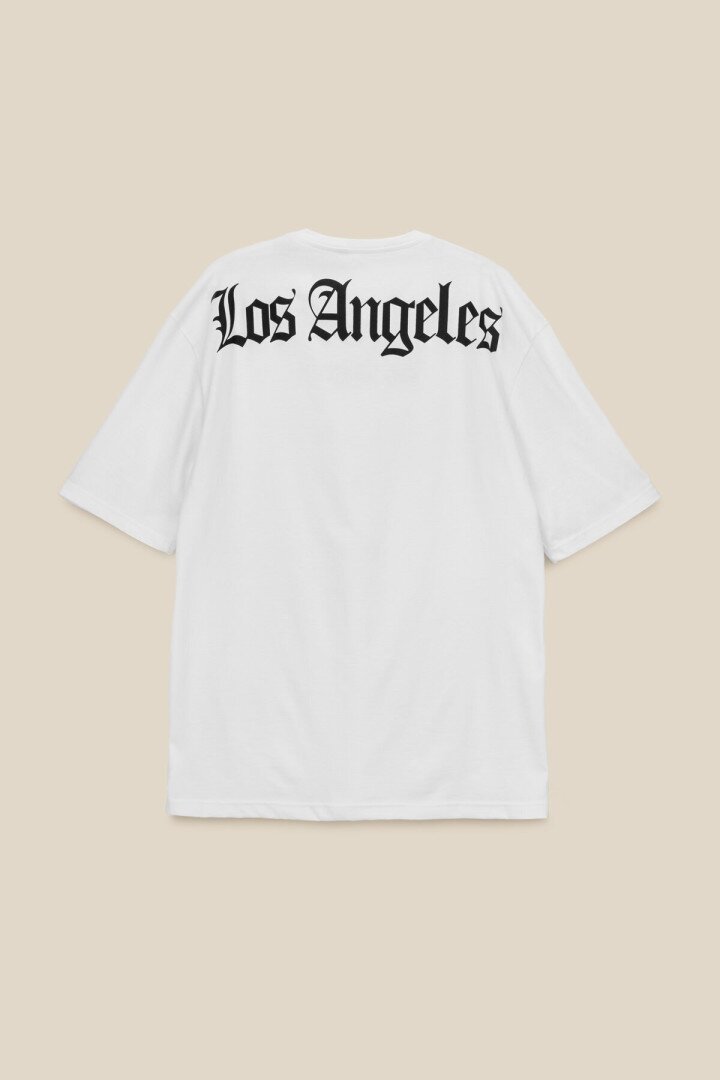 Футболка з принтом Los Angeles чоловіча LAWA P-MB02303 L Білий shop (2000990540607)  Фото №1