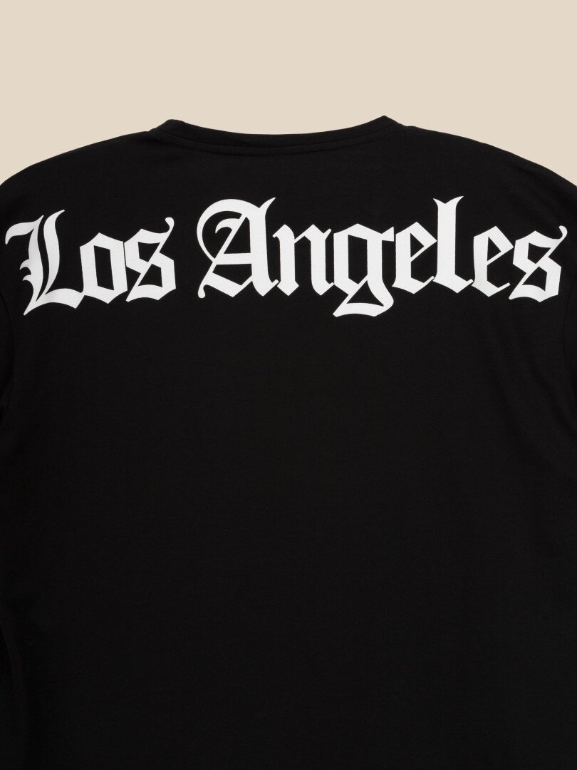 Футболка з принтом Los Angeles чоловіча LAWA P-MB02303 XL Чорний shop (2000990565686)  Фото №3