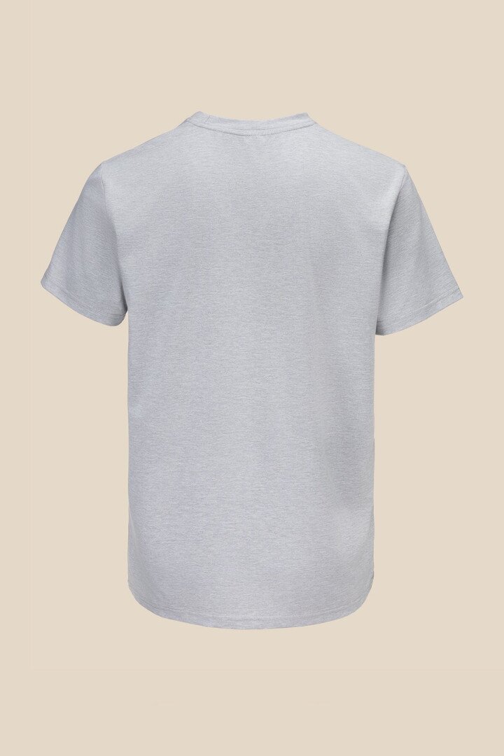 Футболка з принтом чоловіча LAWA P-MB02316 XL Сірий shop (2000990708731)  Фото №8