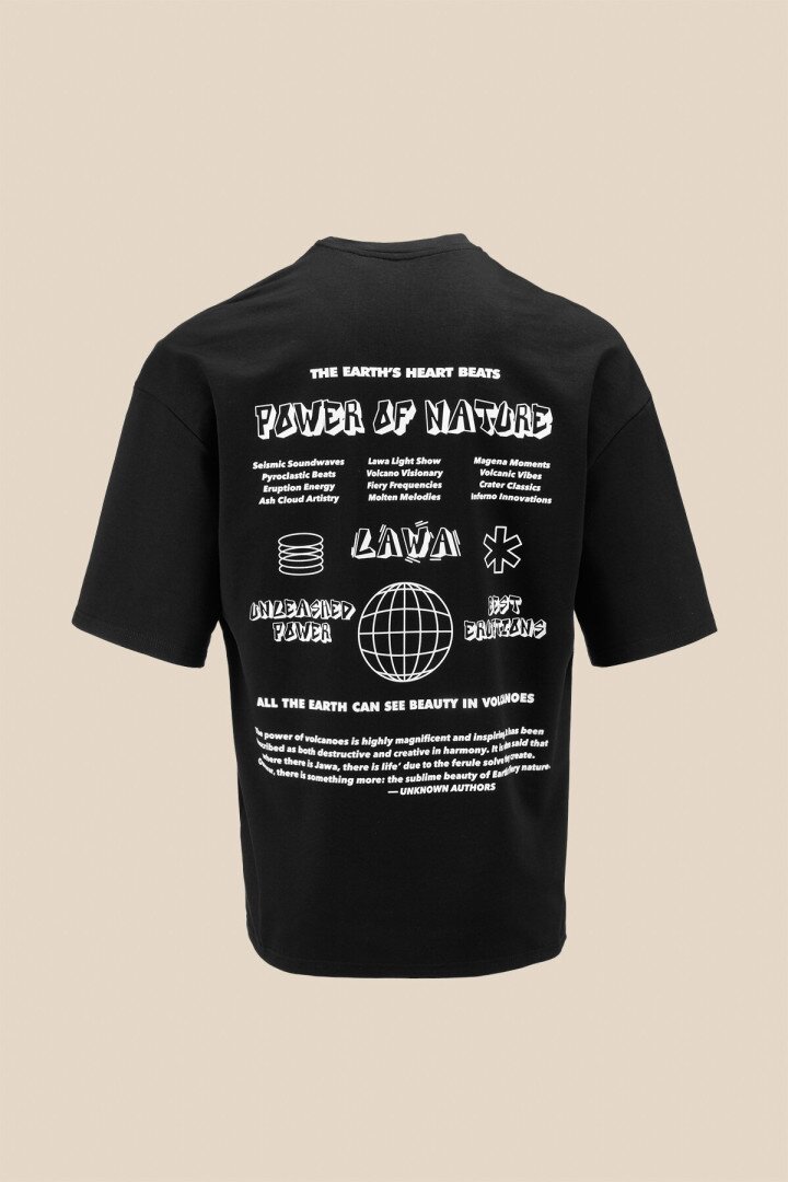 Футболка з принтом чоловіча LAWA P-MT02302 XL Чорний shop (2000990798596)  Фото №7