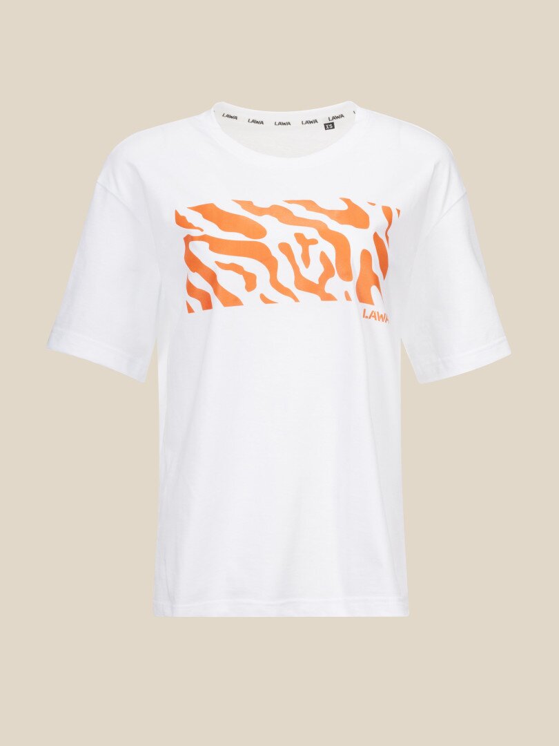 Футболка з принтом жіноча LAWA P-WB02341 XL Білий shop (2000990545077)  Фото №3