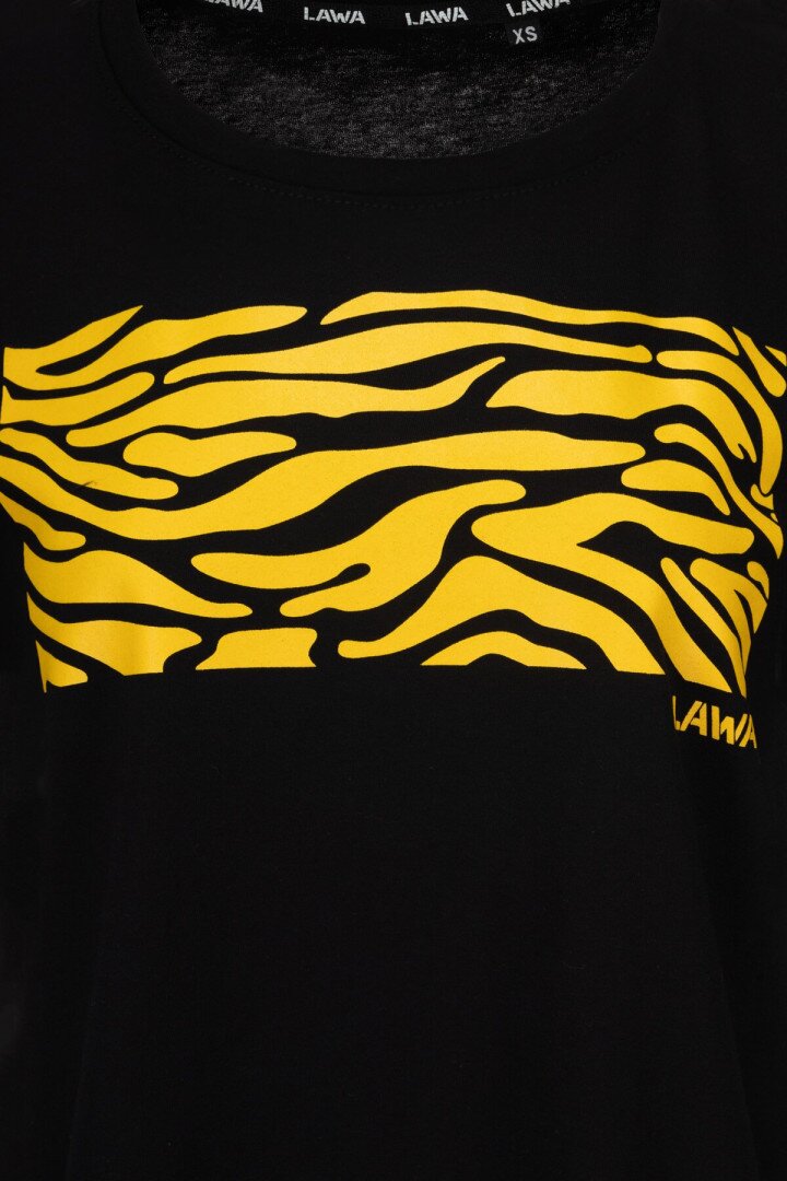 Футболка з принтом жіноча LAWA P-WB02341 S Чорний shop (2000990467331)  Фото №6
