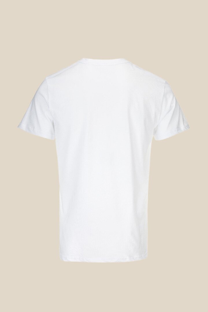 Футболка з принтом чоловіча LAWA P-MB02334 S Білий shop (2000991055179)  Фото №2