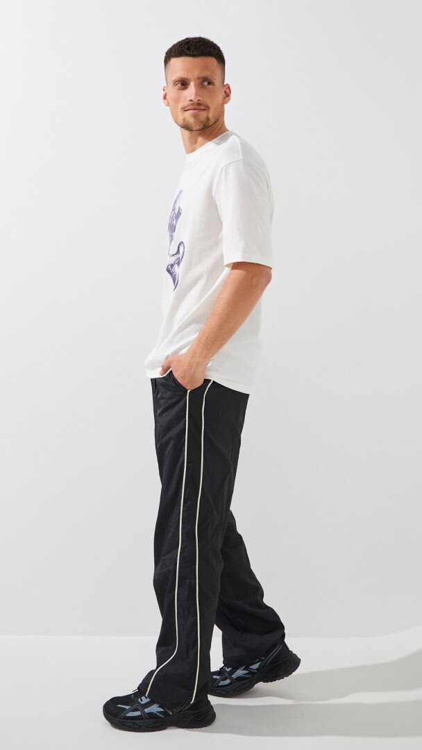 Футболка з принтом чоловіча LAWA P-MB02359 S Молочний shop (2000999456855)  Фото №2