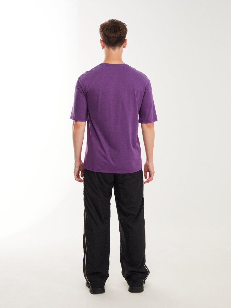 Футболка з принтом чоловіча LAWA P-MB02363 2XL Сливовий shop (2000999576089)  Фото №2