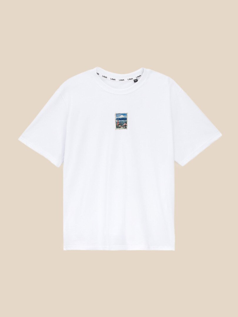Футболка з принтом чоловіча LAWA P-MB02384 3XL Білий shop (2000999629662)
