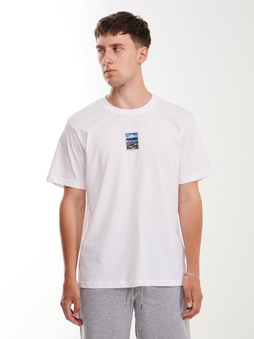 Футболка з принтом чоловіча LAWA P-MB02384 S Білий shop (2000999629617)