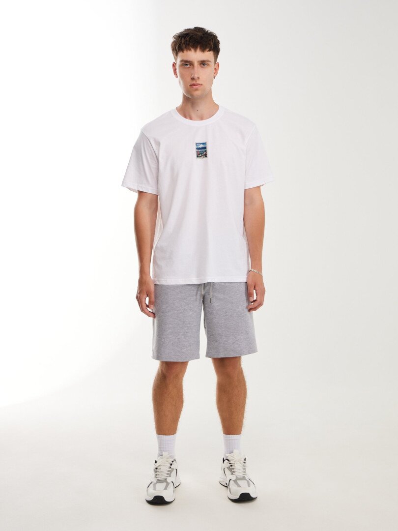 Футболка з принтом чоловіча LAWA P-MB02384 S Білий shop (2000999629617)  Фото №0