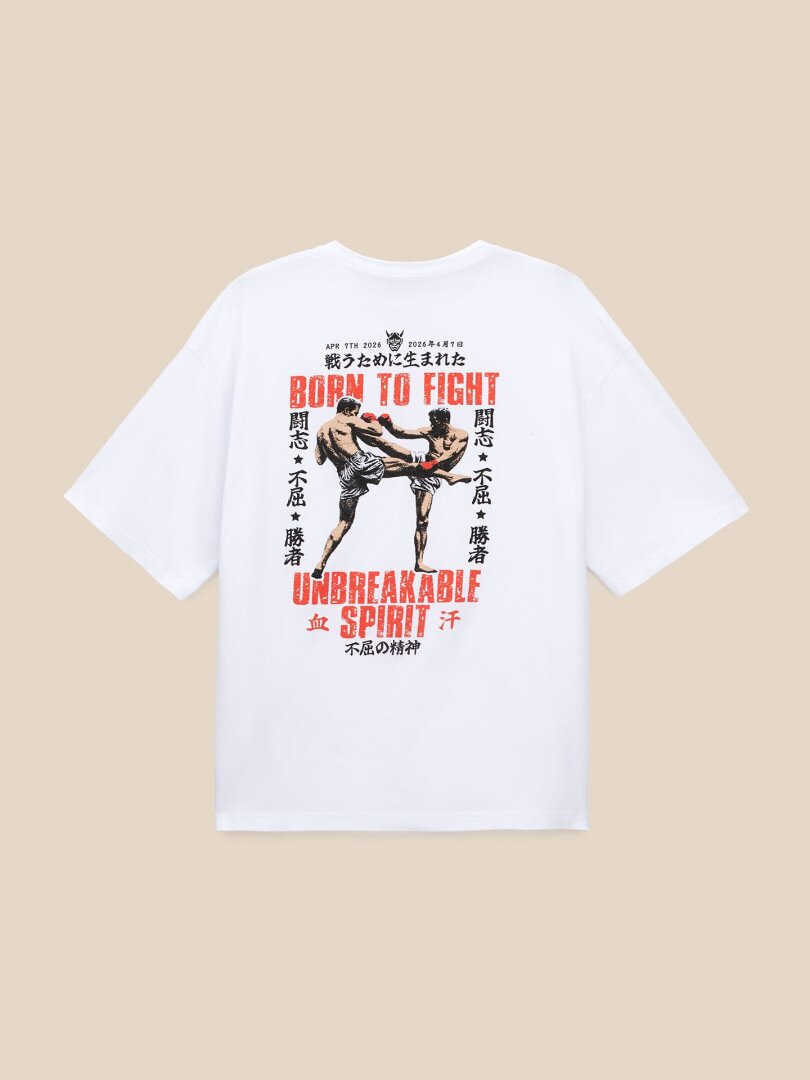 Футболка з принтом чоловіча LAWA P-MB02385 S Білий shop (2000999664670)  Фото №1