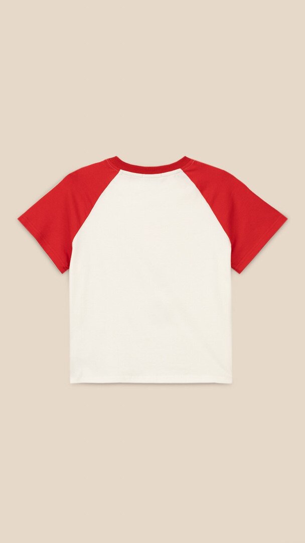 Футболка з принтом для дiвчинки LAWA P-GB02324 158 см Молочний shop (2000999230295)  Фото №1