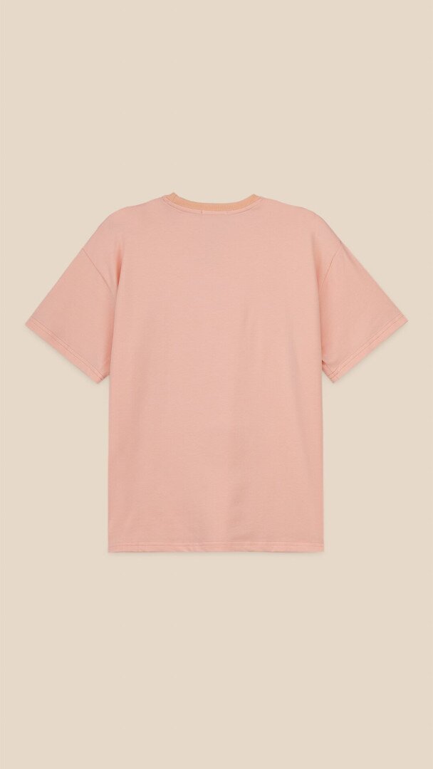 Футболка з принтом для дiвчинки LAWA P-GB02328 140 см Рожевий shop (2000999213663)  Фото №1