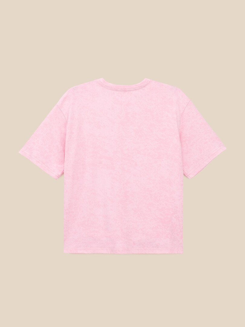 Футболка з принтом для дiвчинки LAWA P-GB02354 158 см Пудрово-рожевий shop (2000999639005)  Фото №1