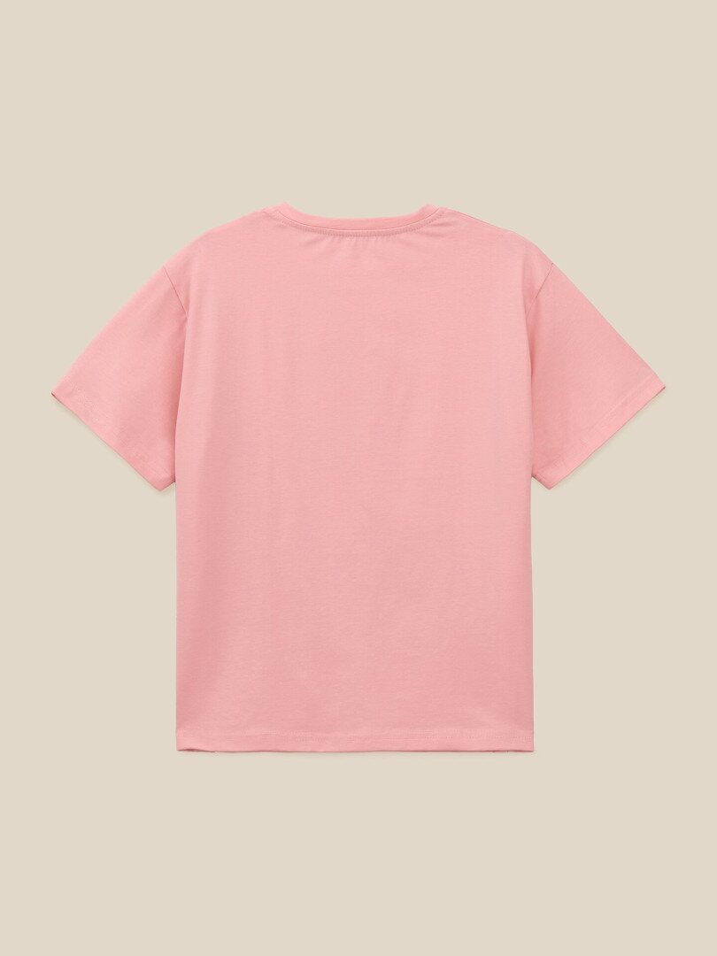 Футболка з принтом для дiвчинки LAWA P-GB02356 164 см Світло-рожевий shop (2000999640179)  Фото №1
