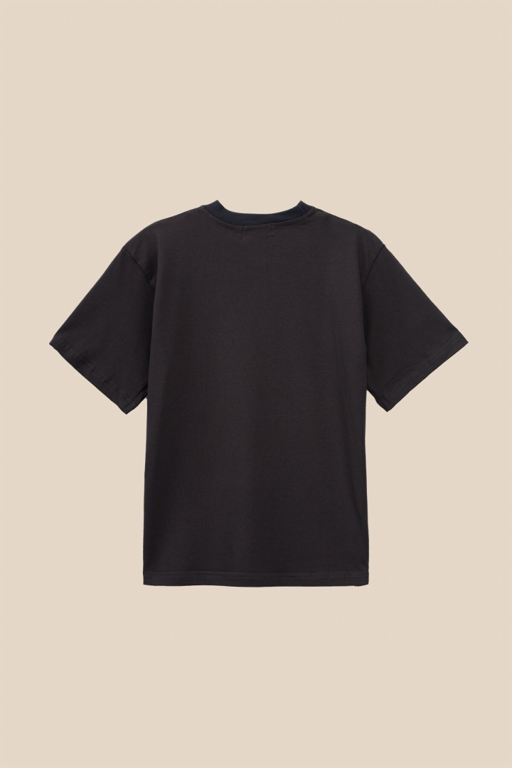Футболка з принтом для хлопчика LAWA P-BB02305 134 см Графітовий shop (2000990894717)  Фото №3