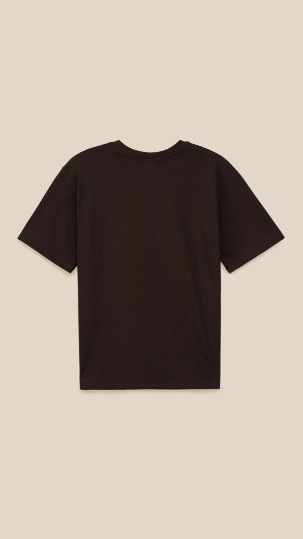 Футболка з принтом для хлопчика LAWA P-BB02316 152 см Шоколад shop (2000999233692)  Фото №1