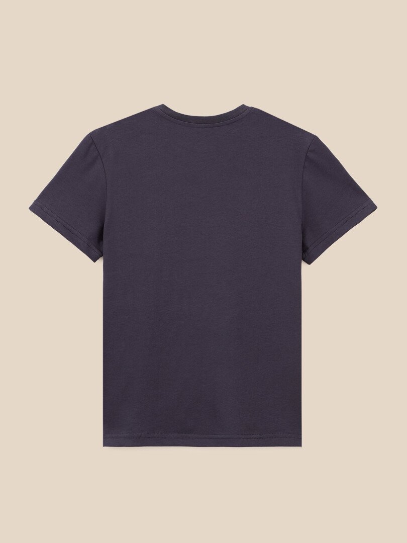 Футболка з принтом для хлопчика LAWA P-BB02345 146 см Графітовий shop (2000999633294)  Фото №1