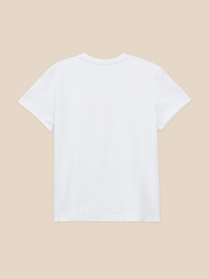 Футболка з принтом для хлопчика LAWA P-BB02347 140 см Білий shop (2000999629730)  Фото №1