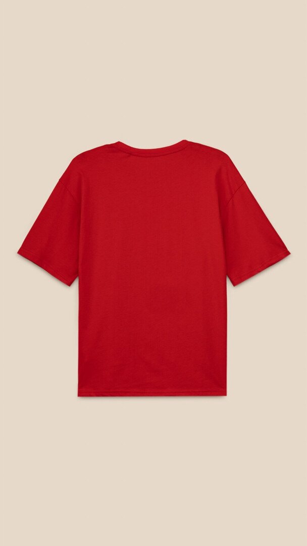 Футболка з принтом Strawberry жіноча  LAWA P-WB02392 XS Червоний shop (2000999215278)  Фото №1
