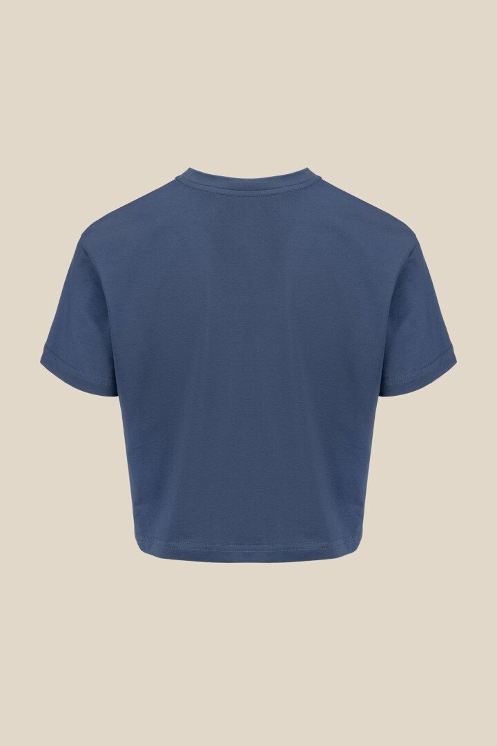 Футболка з принтом YoU are pretty жіноча  LAWA P-WB02395 M Синій shop (2000999173486)  Фото №2