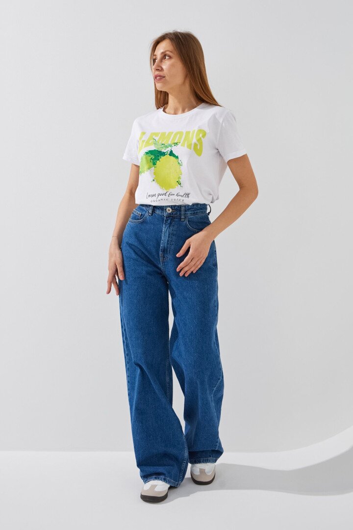 Футболка з принтом жіноча LAWA P-WB02386 XS Білий shop (2000991057661)  Фото №0