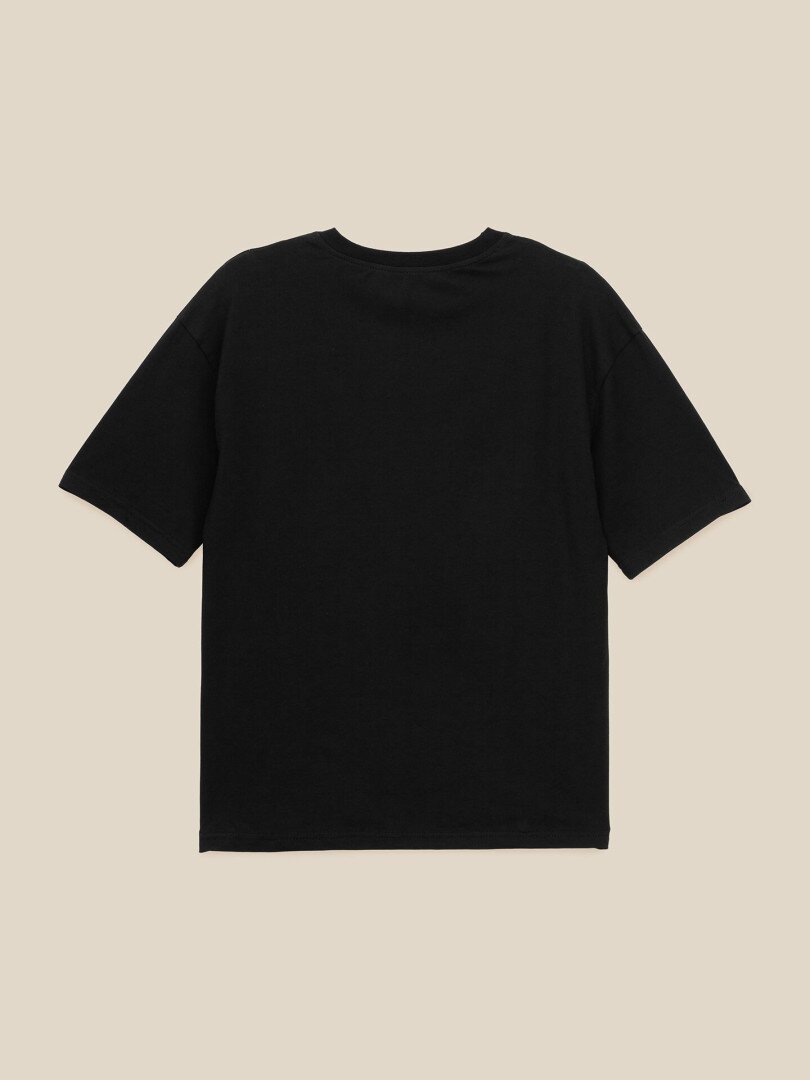 Футболка з принтом жіноча LAWA P-WB02397 XS Чорний shop (2000999138881)  Фото №1
