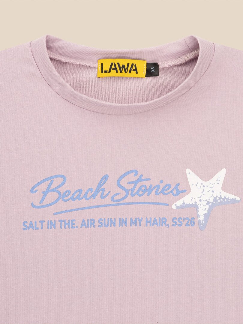 Футболка з принтом жіноча LAWA P-WB02417 2XL Ліловий shop (2000999638237)  Фото №0